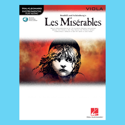 Les Miserables Viola Play Along Book/Ola