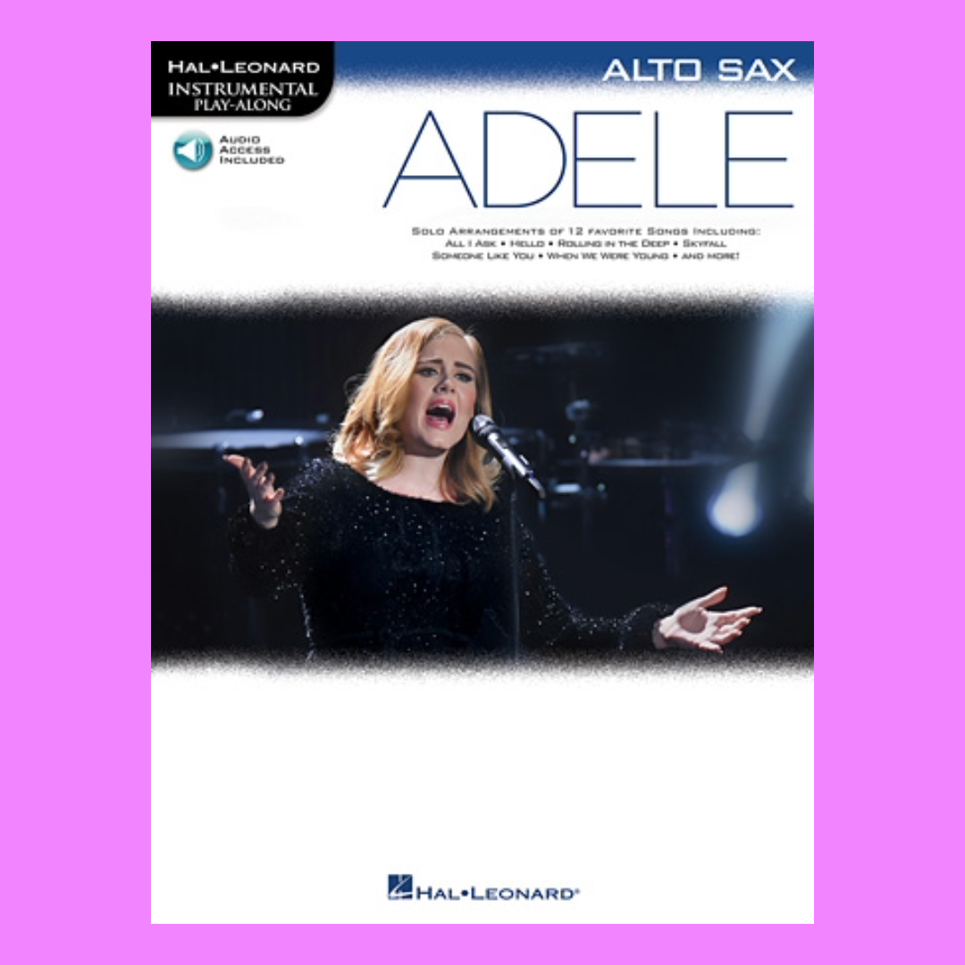 Adele - Play Along Alto Saxophone Book/Ola