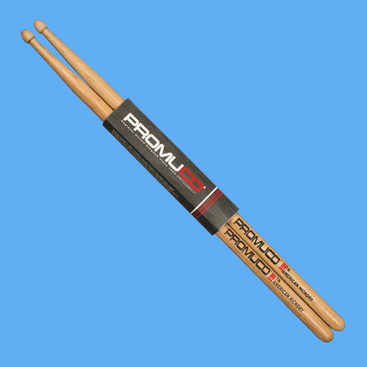 Promuco 18017A American Hickory 7A Wood Tip Drum Sticks