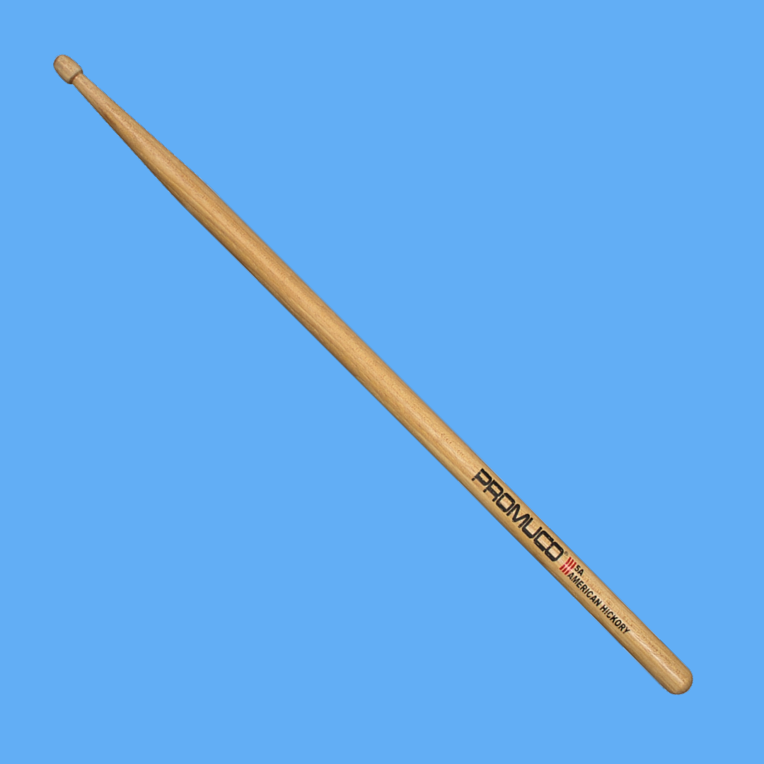 Promuco 18015A American Hickory 5A Wood Tip Drum Sticks