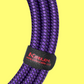 Kirlin Entry Woven Purple 20ft XLR Microphone Cable