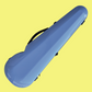 Vivo V203-44BL2 Polycarbonate Shaped Case to suit 4/4 Violin / 14" Viola - Baby Blue