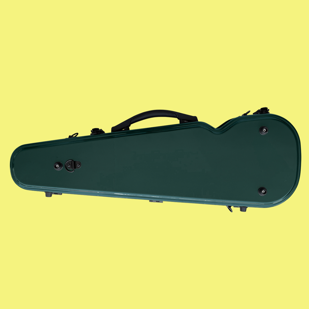 Vivo V203-44GR2 Polycarbonate Shaped Case to suit 4/4 Violin / 14" Viola - Dark Green