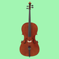 Hidersine Studenti Cello Size 3/4 Student Outfit (Beginner Cello)