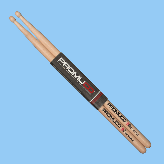 Promuco 18022B Rock Maple 2B Wood Tip Drum Sticks