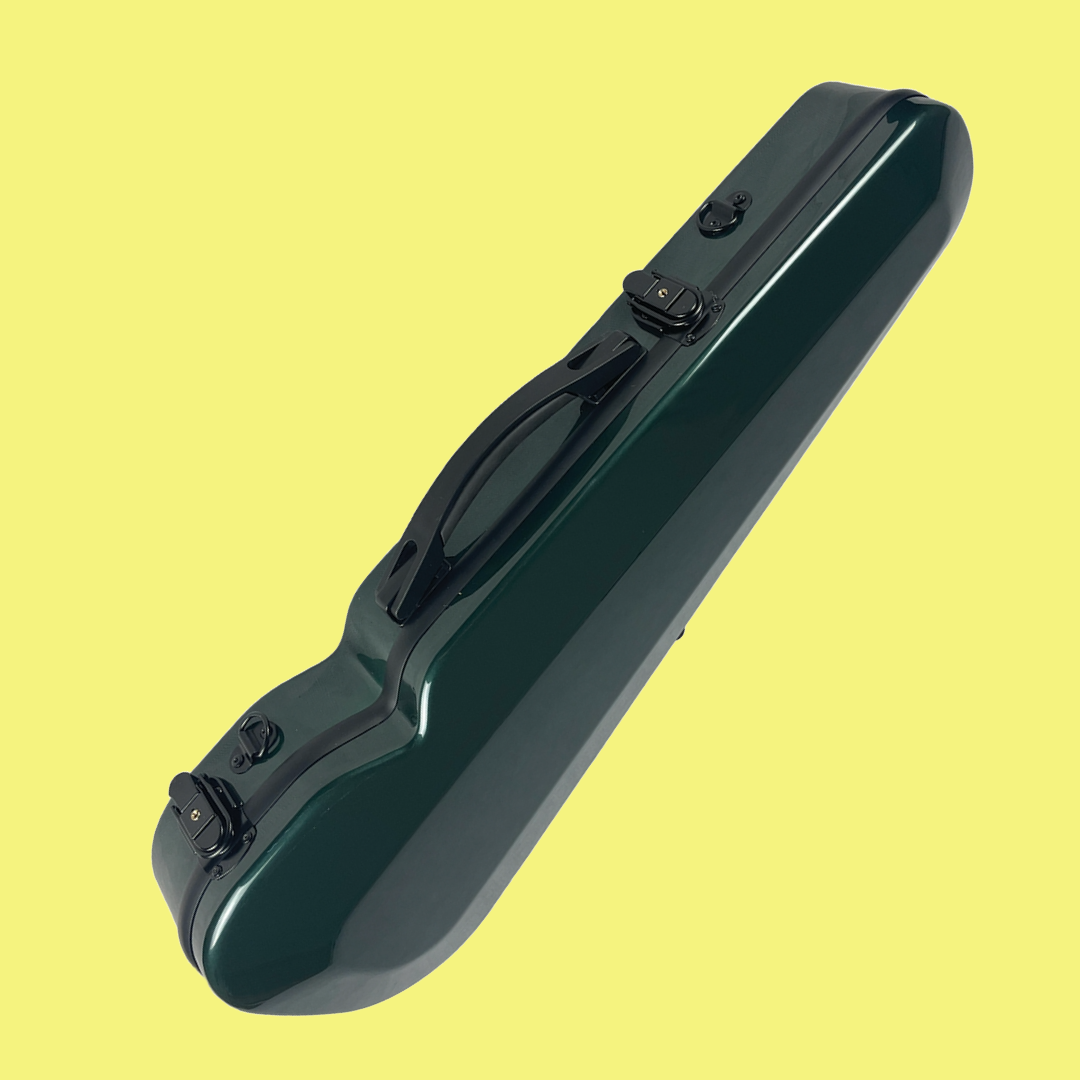 Vivo V203-44GR2 Polycarbonate Shaped Case to suit 4/4 Violin / 14" Viola - Dark Green