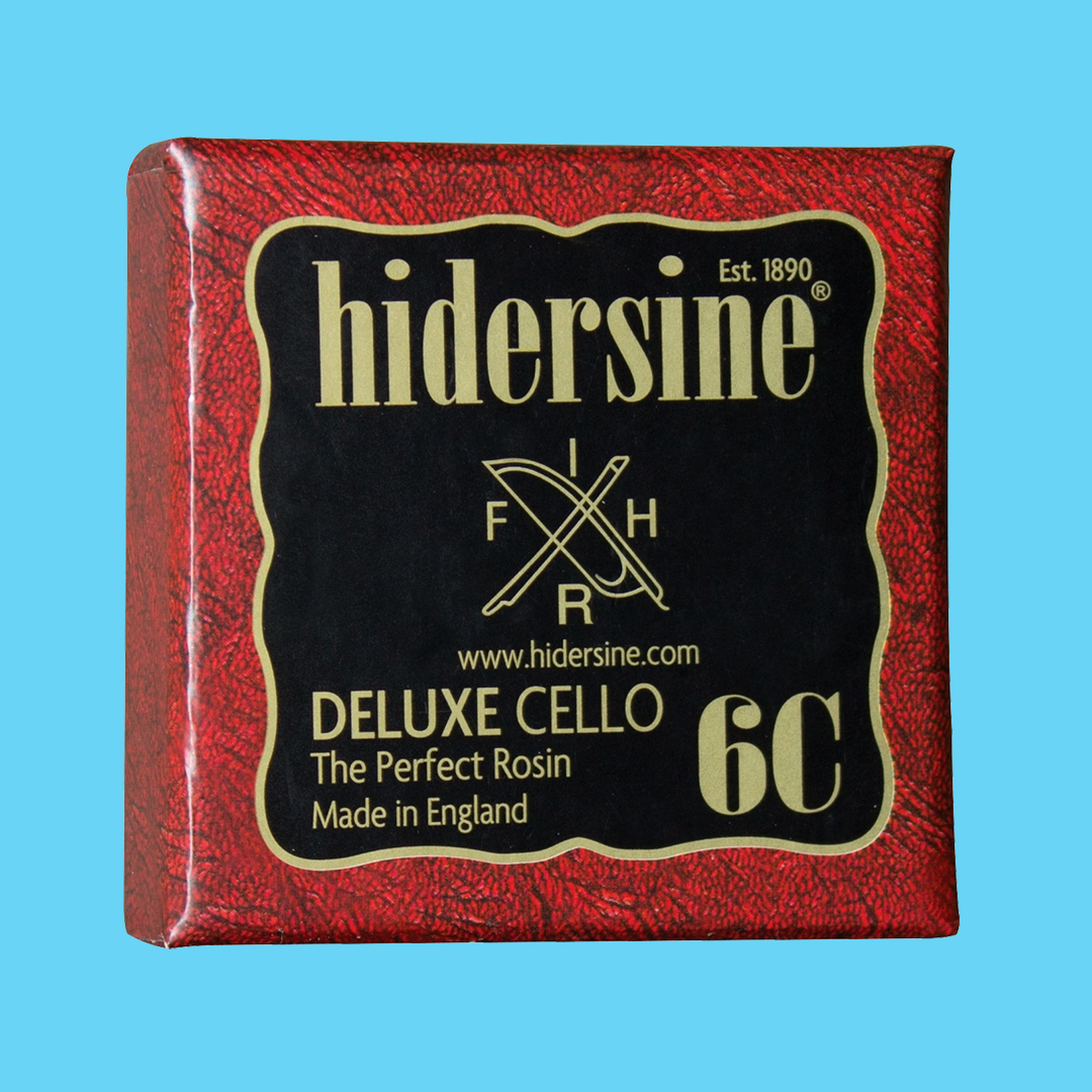 Hidersine Deluxe Cello Bow Rosin - Dark/Large Size (6C)