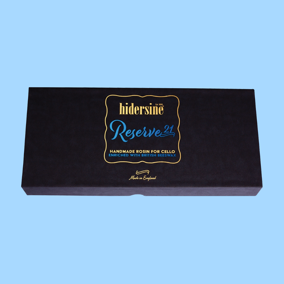 Hidersine Reserve21 Handmade Beeswax Cello Rosin & Cloth