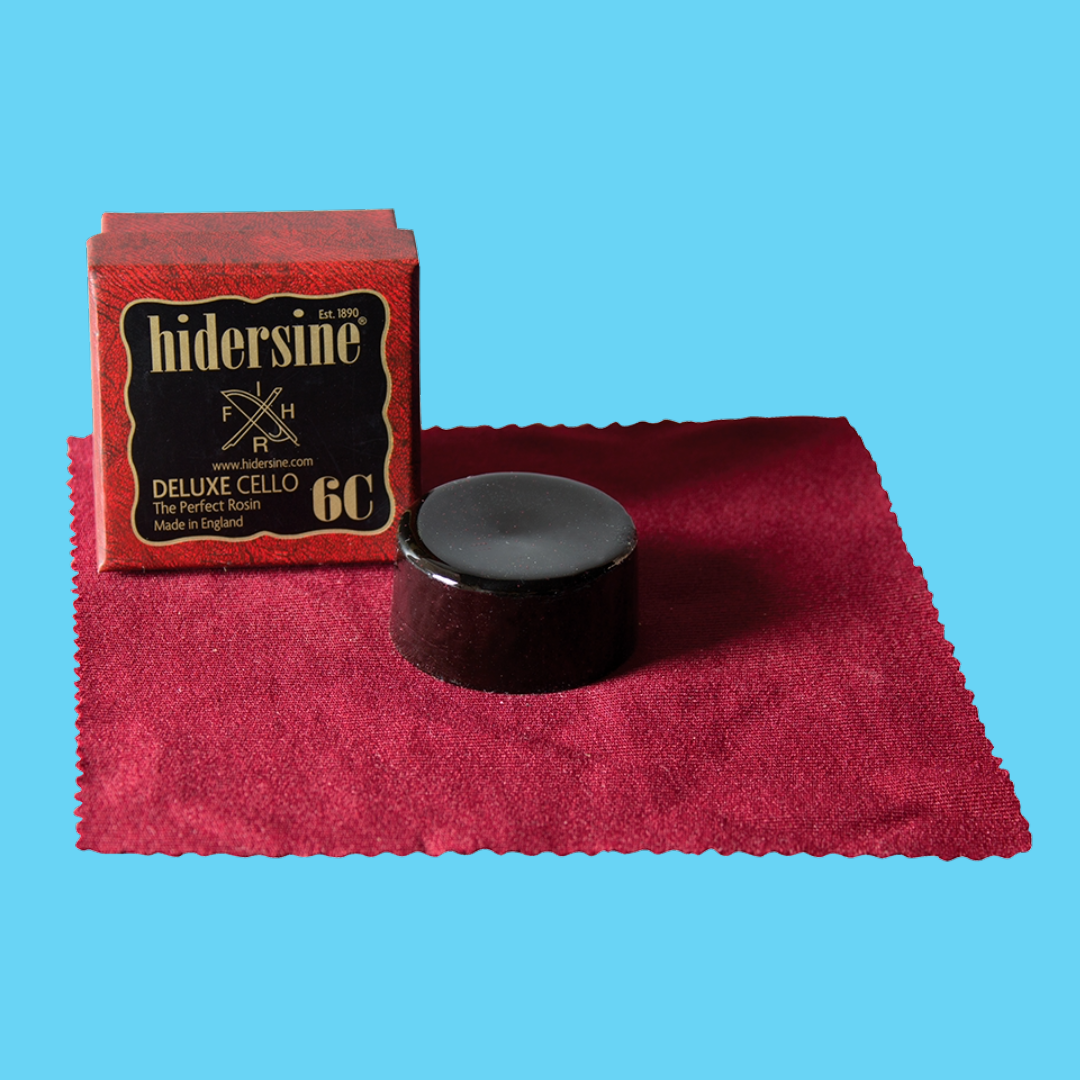 Hidersine Deluxe Cello Bow Rosin - Dark/Large Size (6C)