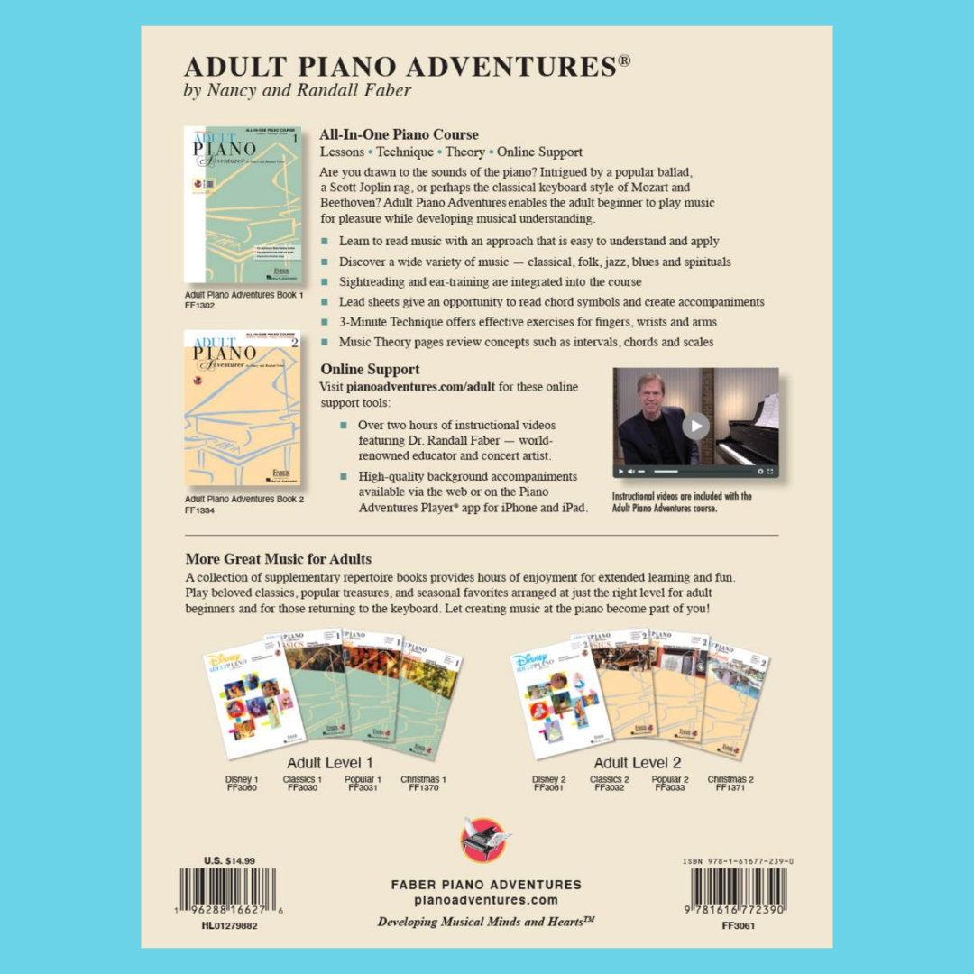 Adult Piano Adventures Disney Book 2