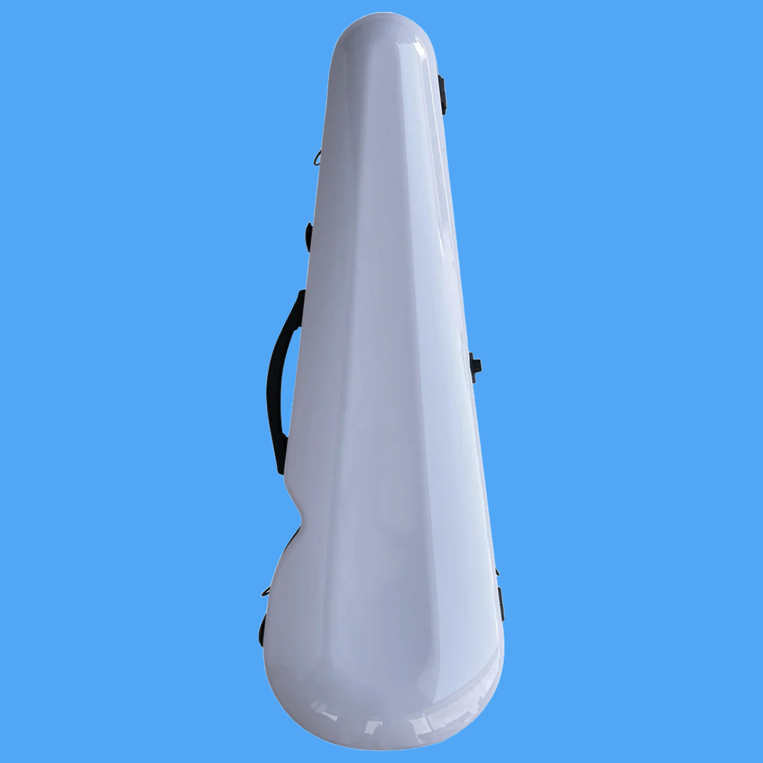 Vivo V203-34WH Polycarbonate Shaped Case to suit 3/4 Violin / 13" Viola - White