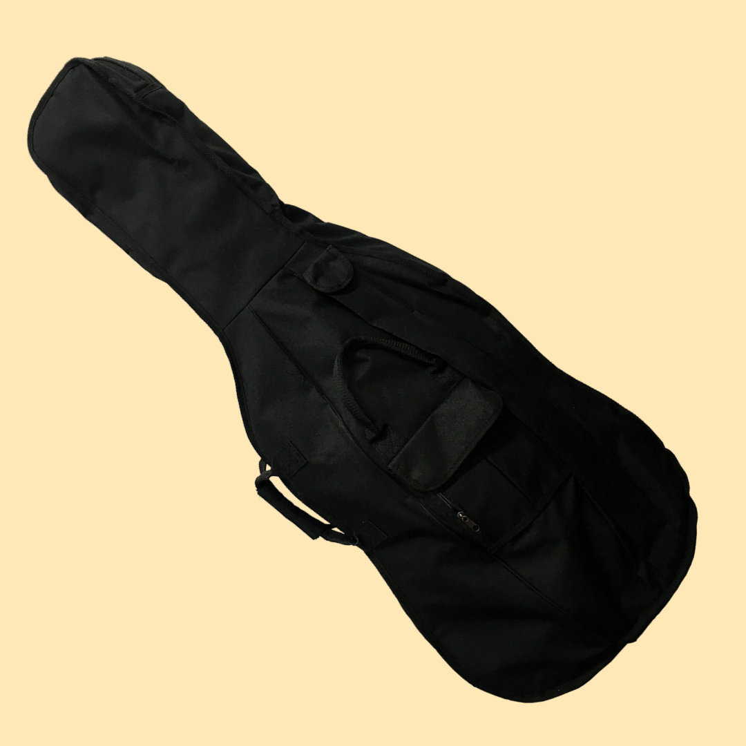 Vivo VCBAG 10mm Padded Cello Bag with Pockets & Bow Holders - 4/4 Size