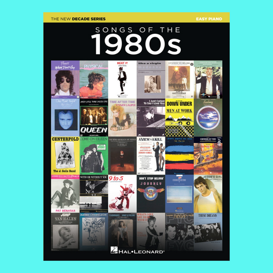 80 Hit Songs Of The 1980's - New Decade Easy Piano Series Book