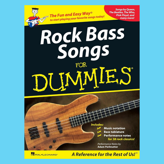 Rock Bass Songs For Dummies Book