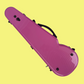 Vivo V203-24PK2 Polycarbonate Shaped Case to suit 1/2 Violin / 12" Viola - Textured Pink