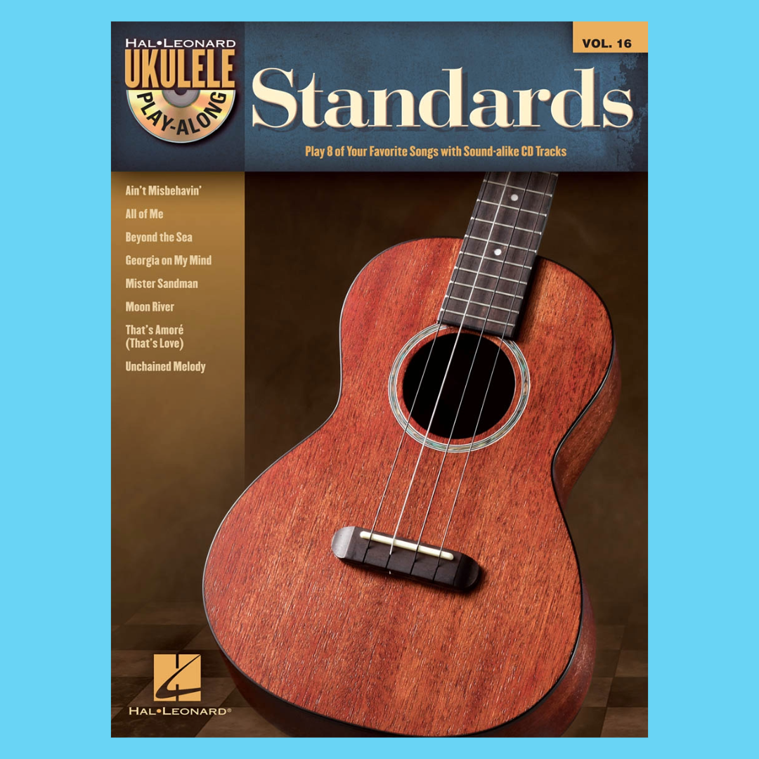 Standards Ukulele Play Along Volume 16 Book/Cd