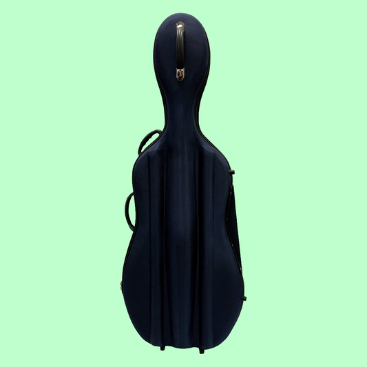 Vivo Baccello Blue Semi-Hard Cello Case - Size 3/4