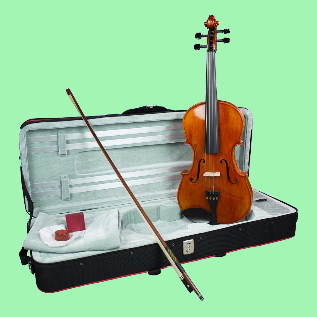 Hidersine Piacenza Viola 15" Outfit with Shockproof Case, Bow & Rosin