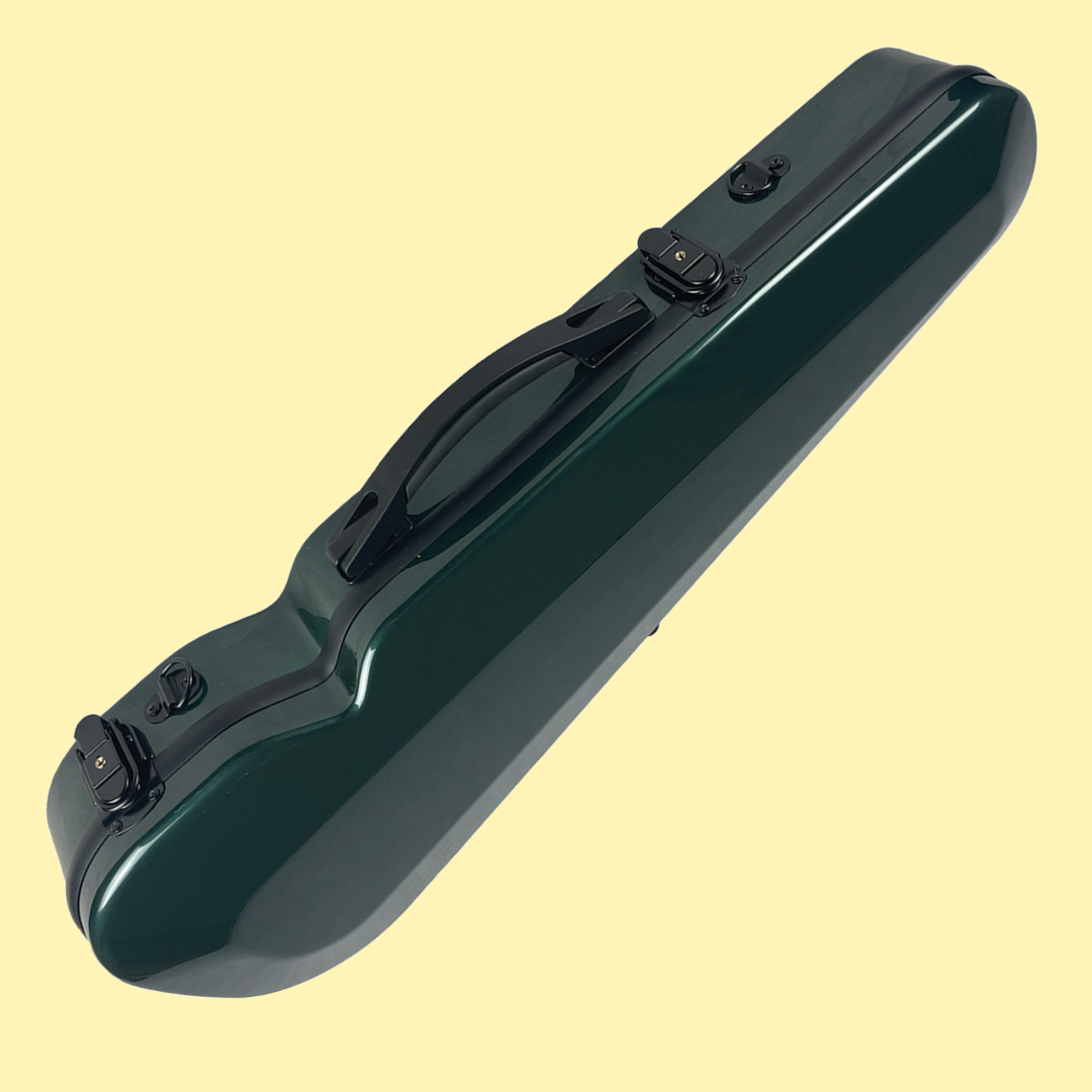 Vivo V203-24GR2 Polycarbonate Shaped Case to suit 1/2 Violin / 12" Viola - Dark Green