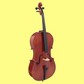 Hidersine Piacenza Cello Outfit 4/4 with Deluxe Padded Bag Bow & Rosin