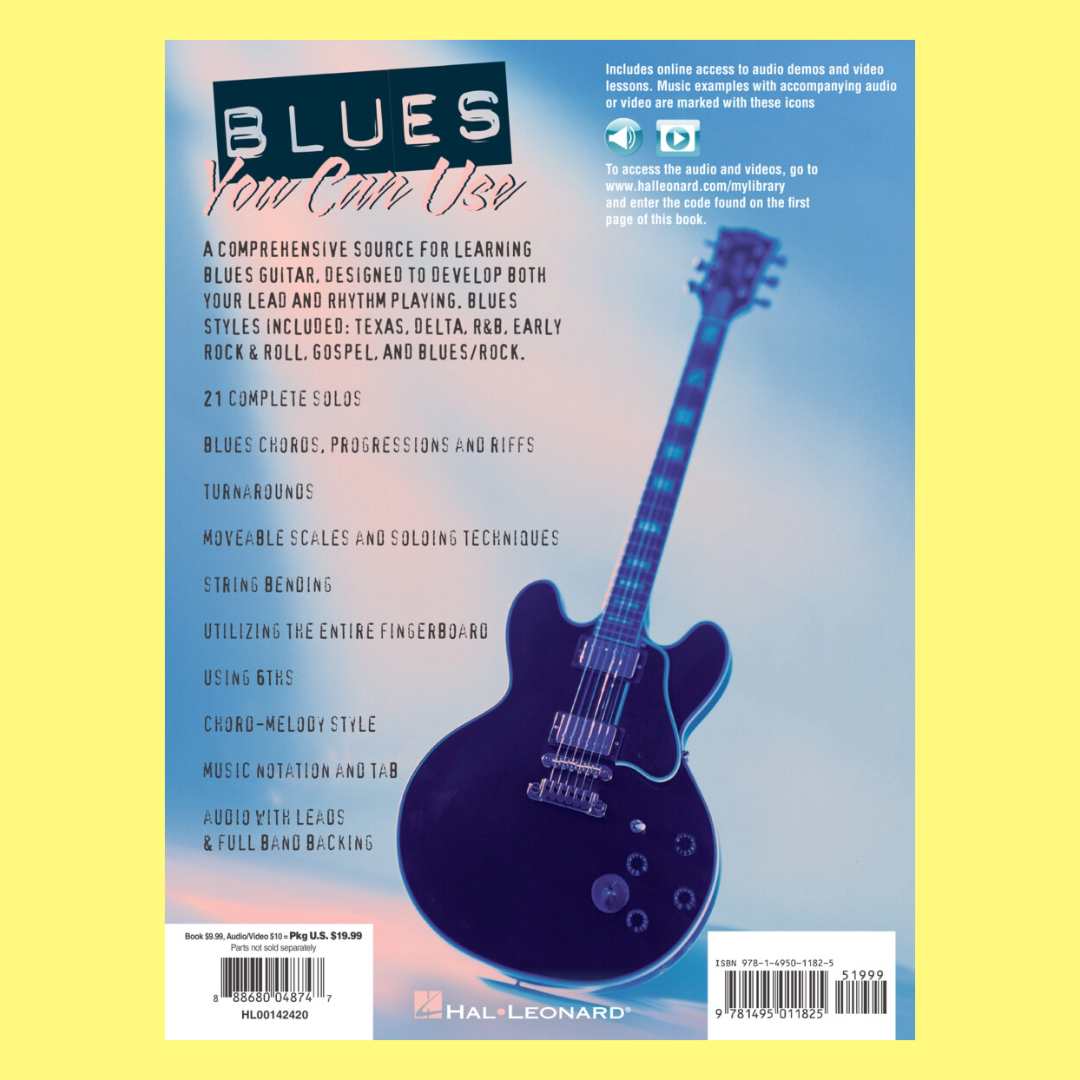 Blues You Can Use Guitar Book 2nd Edition (Book/Olm)