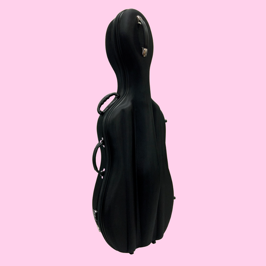 Vivo Baccello Black Semi-Hard Cello Case - Size 1/2