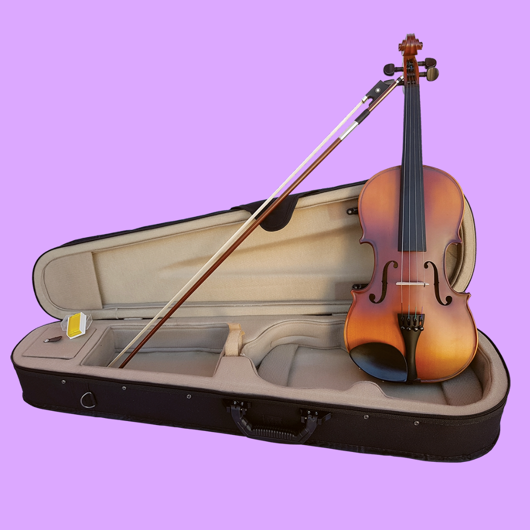 Vivo Neo 1/4 Student Violin Outfit with Case & Bow (Beginner Violin)