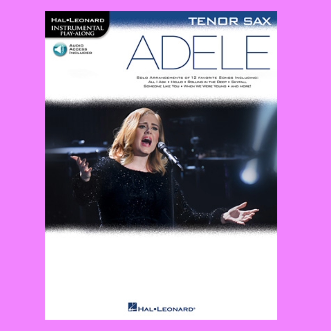 Adele - Play Along Tenor Saxophone Book/Ola