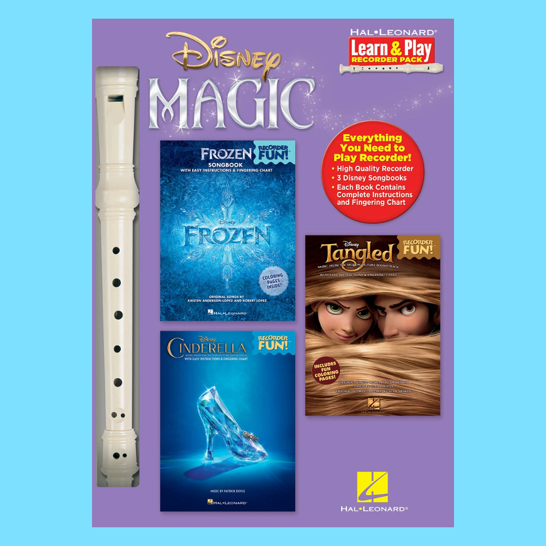 Disney Magic Learn & Play Book And Recorder Pack