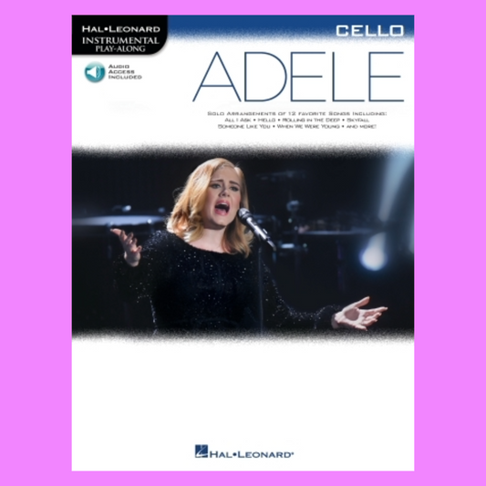 Adele - Play Along Cello Book/Ola