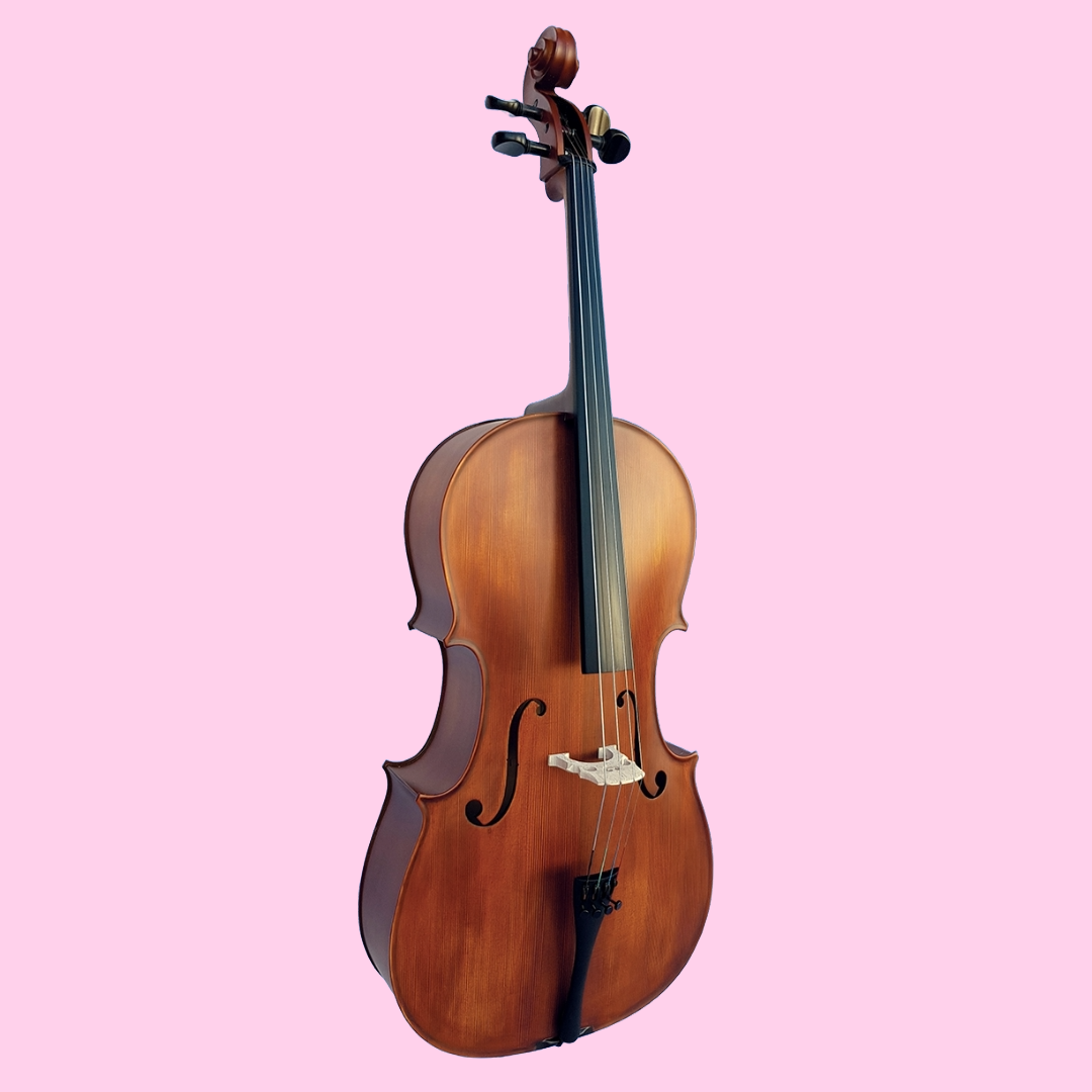 Vivo Student 1/8 Cello Outfit with Bow & Padded Bag (Beginner Cello)