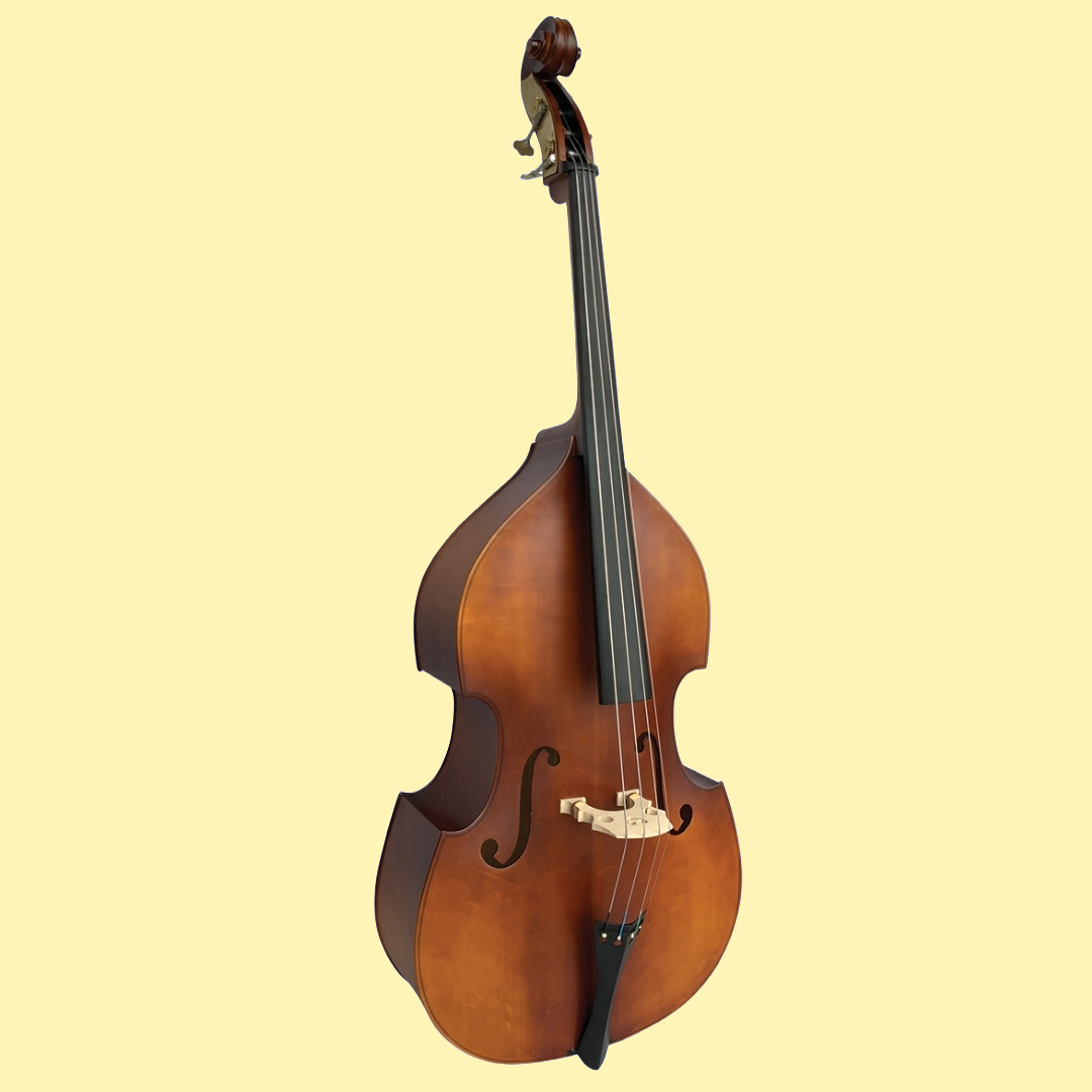 Vivo VIBSL1-14 Neo Plus 1/4 Antique Finish Double Bass Solid Top with Bow & Padded Bag