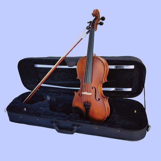 Vivo Alpha 4/4 Student Violin Outfit with Case & Bow-(Beginner Violin)