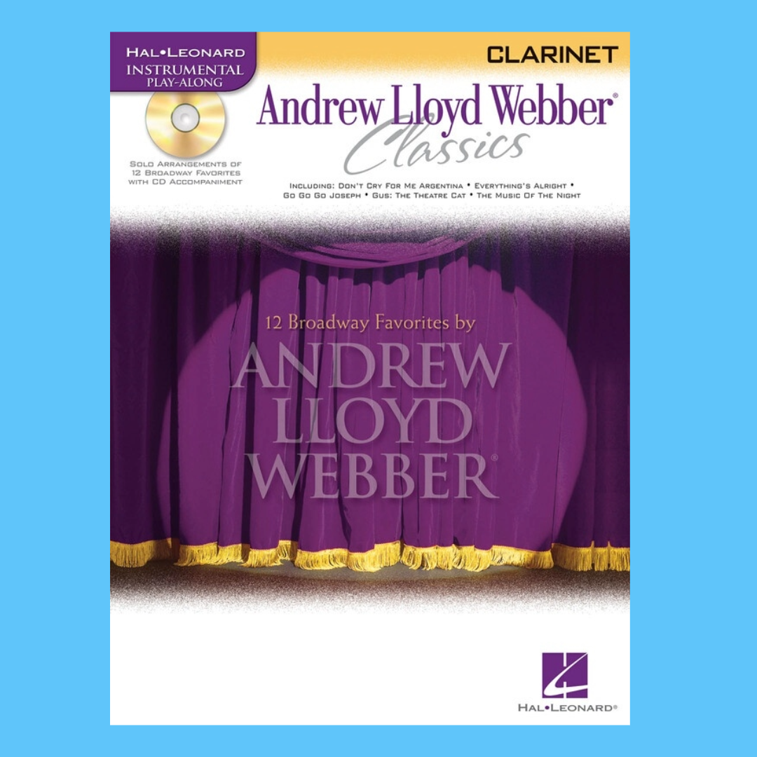 Andrew Lloyd Webber Classics - Clarinet Play Along Book/Cd