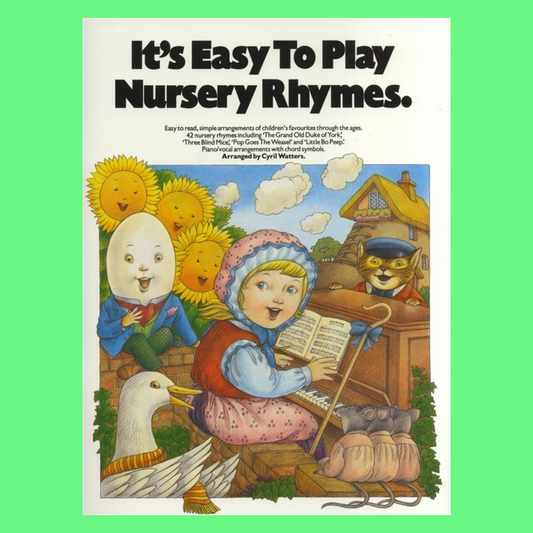 It's Easy To Play Nursery Rhymes PVG Songbook