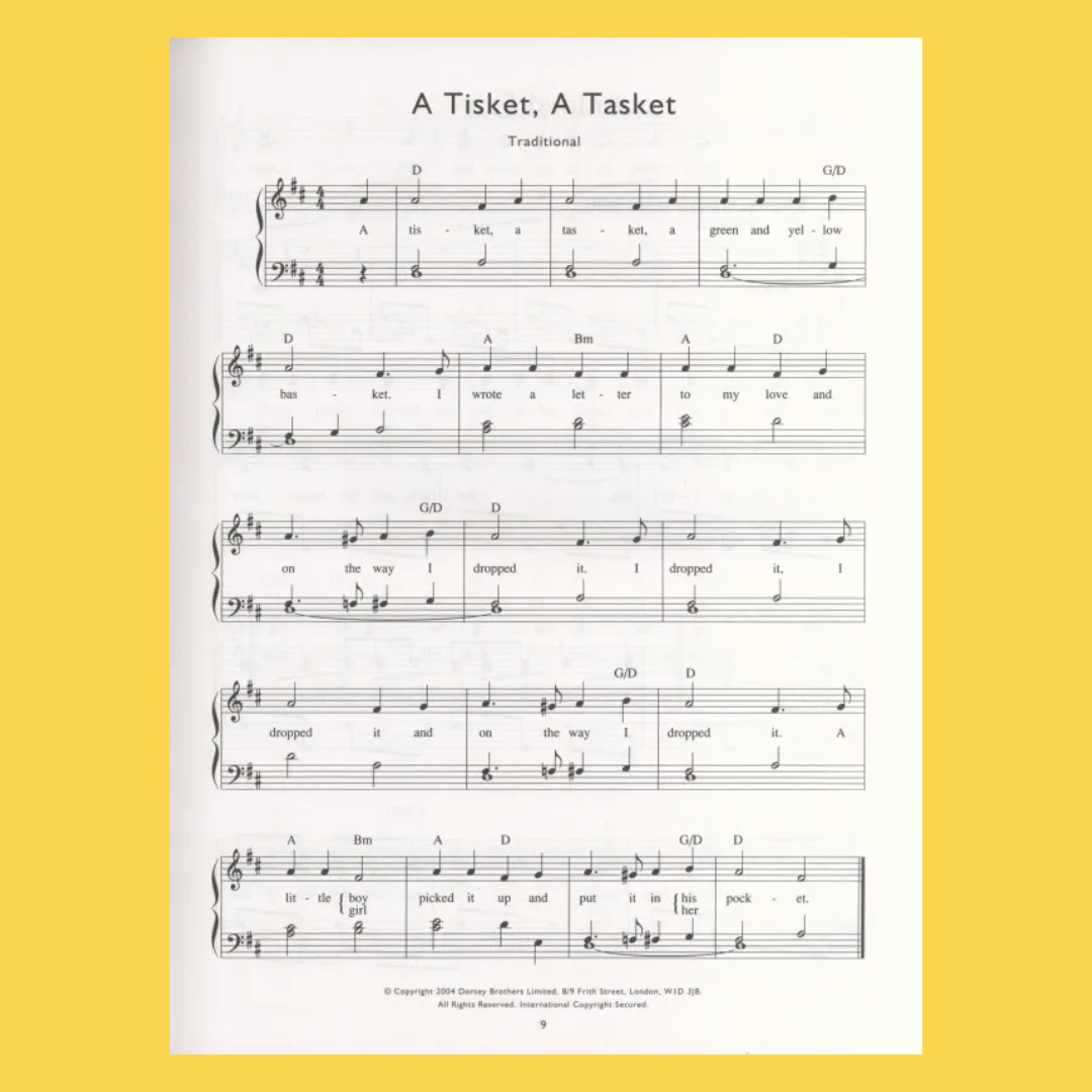 The Chester Book Of Nursery Rhymes & Childen's Songs For Piano, Vocal and Guitar