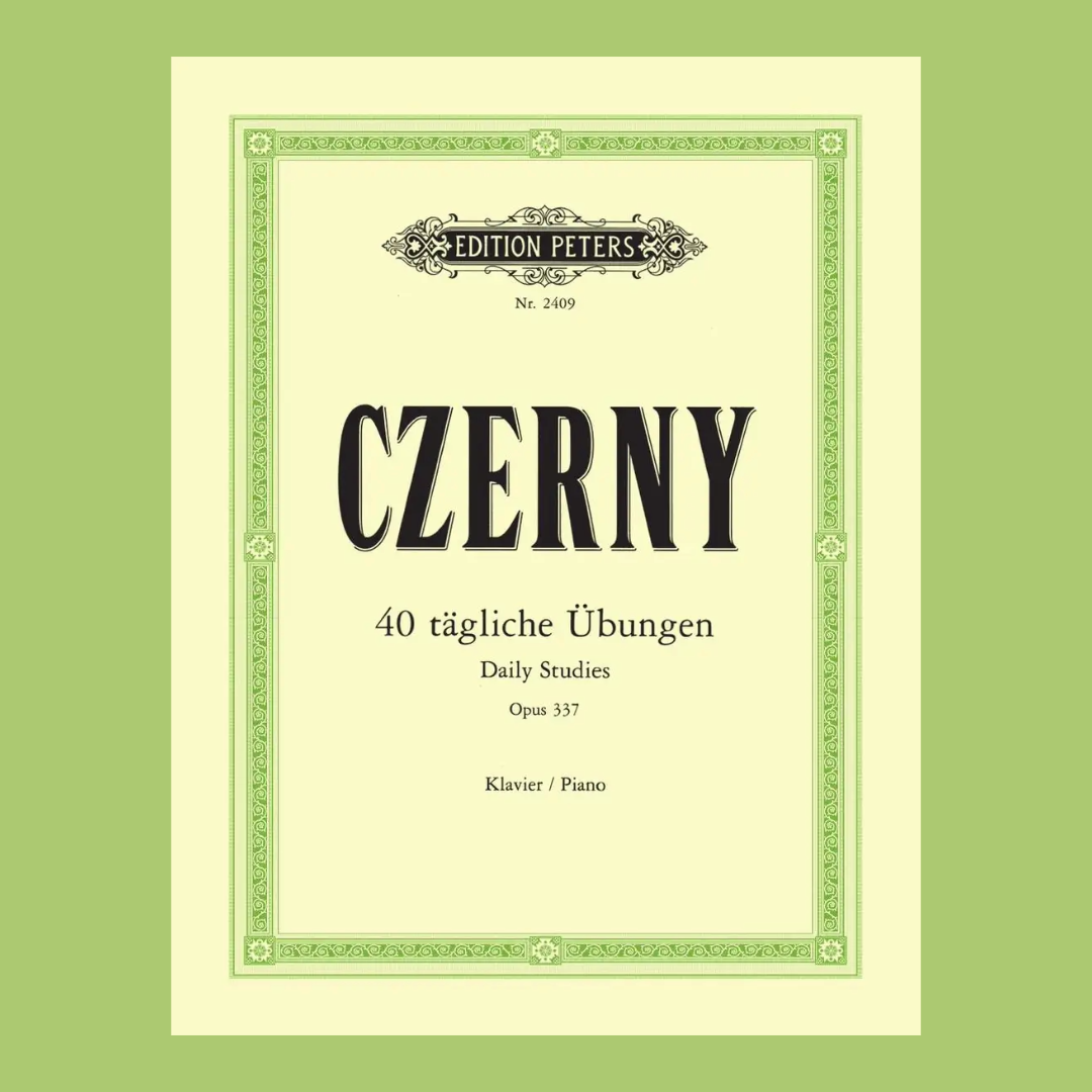 Czerny - 40 Daily Exercises Op 337 For Piano Solo Book