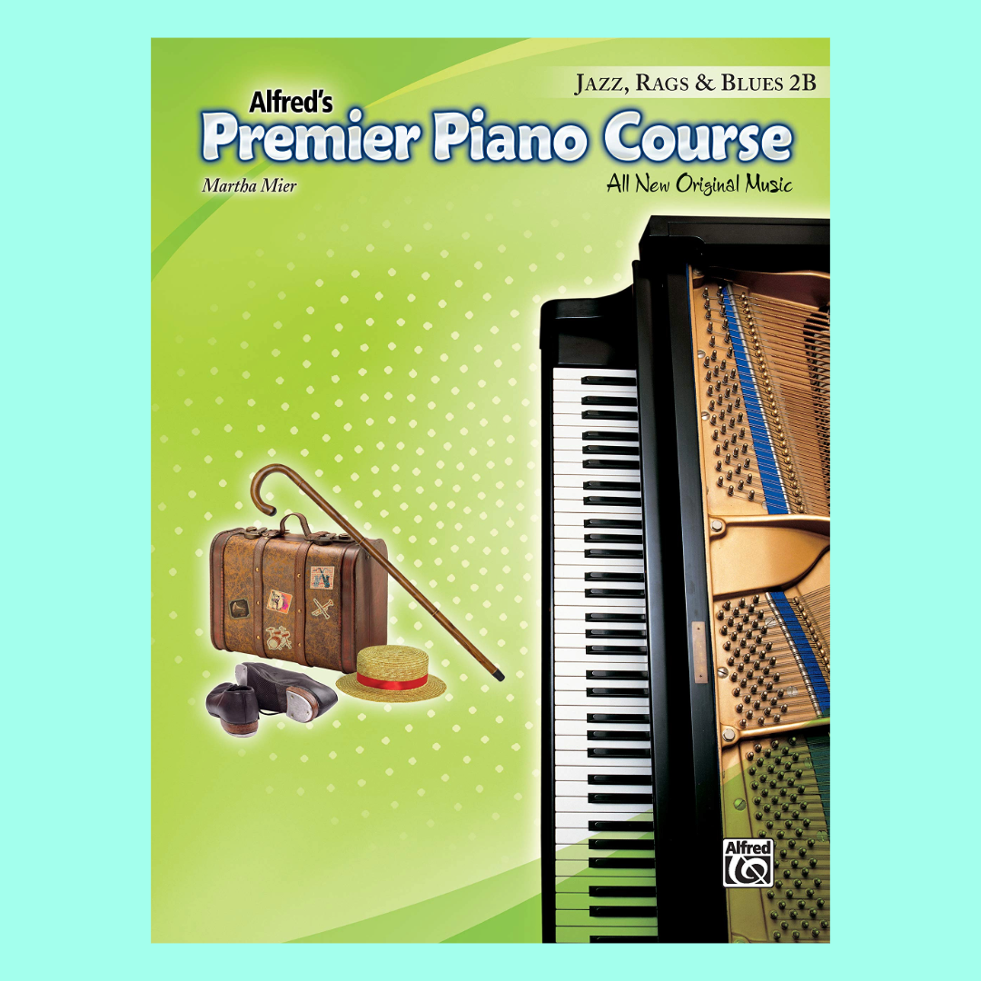 Alfred's Premier Piano Course Jazz Rags & Blues Book 2B