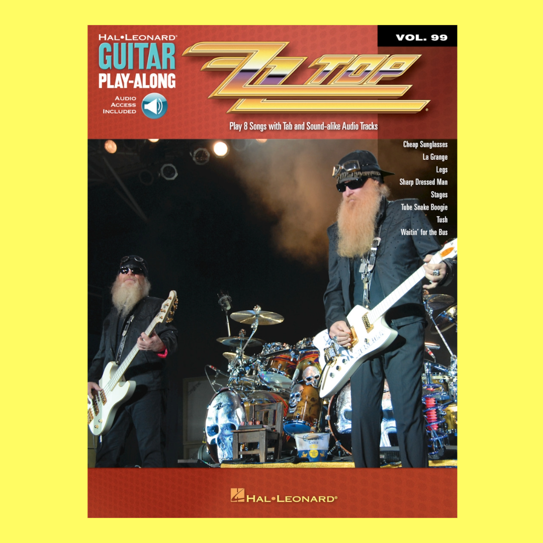 ZZ Top Guitar Play Along Volume 99 Book/Ola