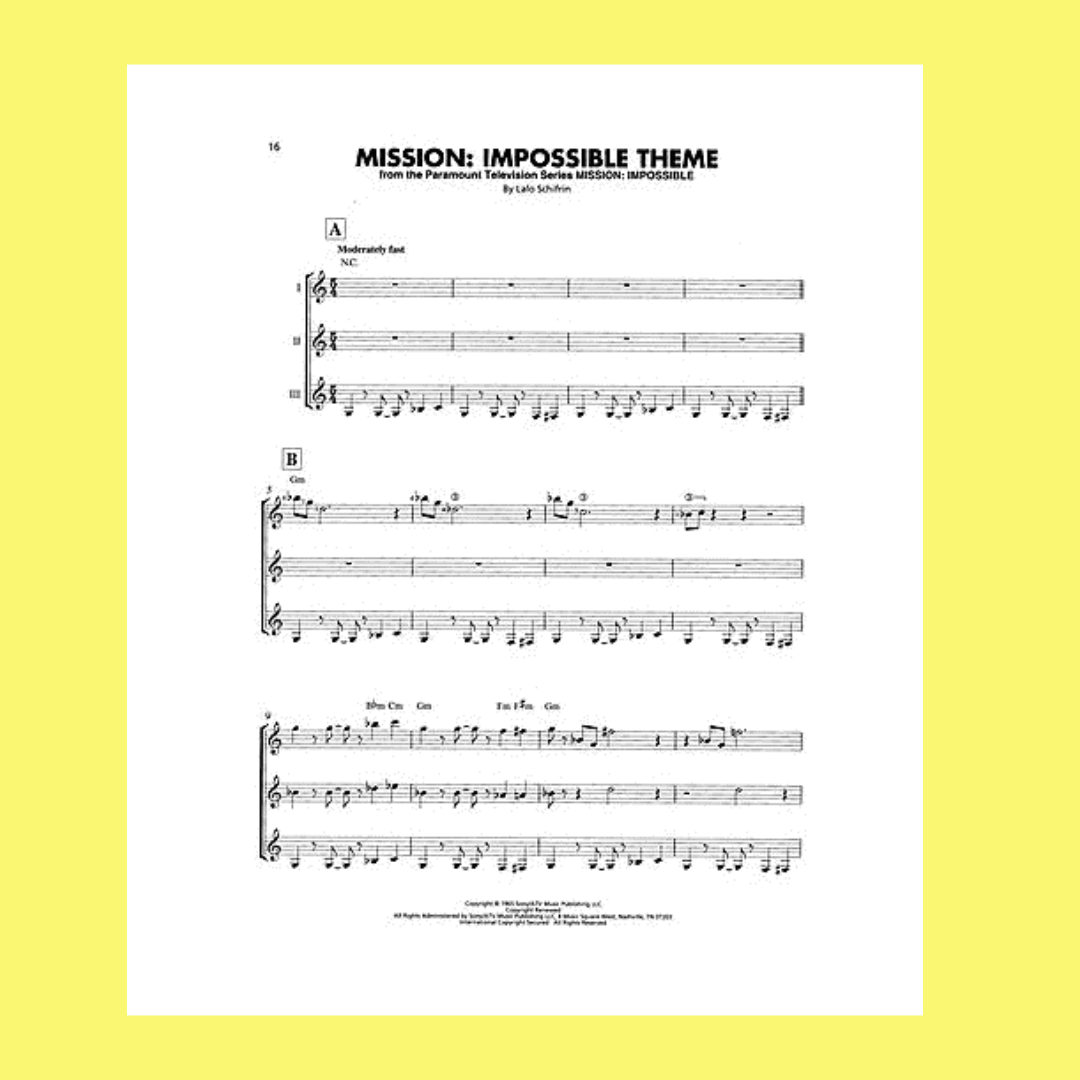 Essential Elements Great Themes- Guitar Ensembles Mid-Intermediate Book