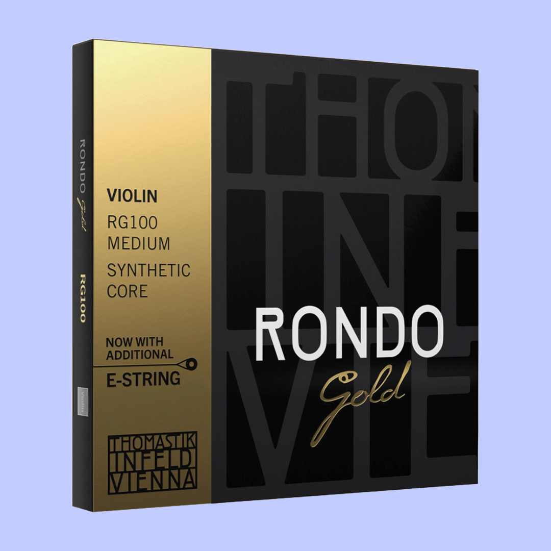 Thomastik RG100 Rondo Gold Violin String Set (Violin 4/4, Medium)