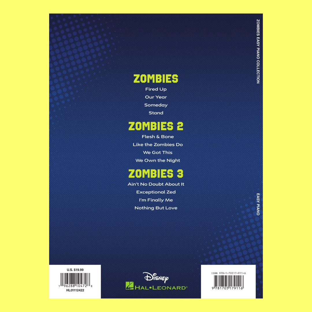 Zombies Soundtrack - Easy Piano Book