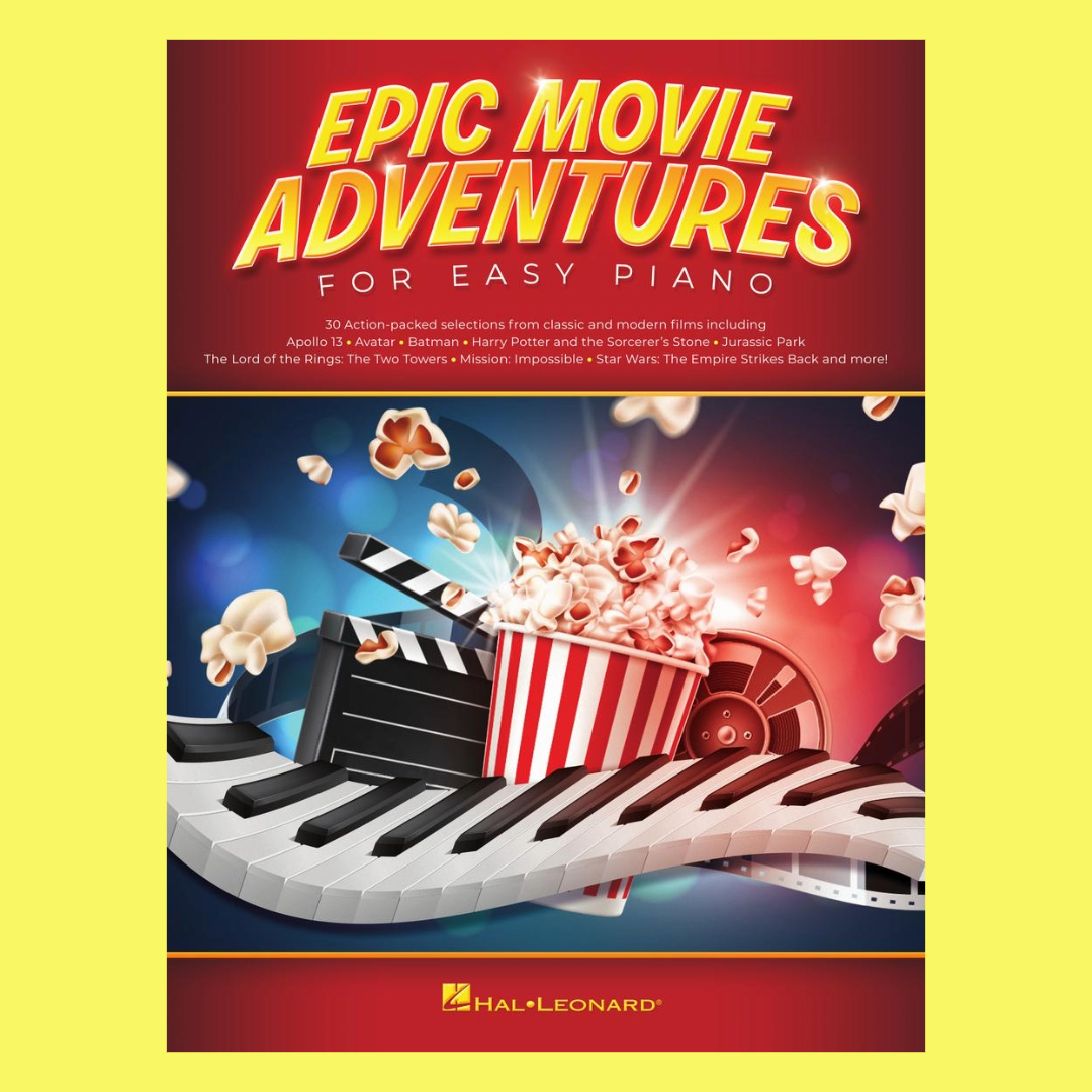 Epic Movie Adventures for Easy Piano Book