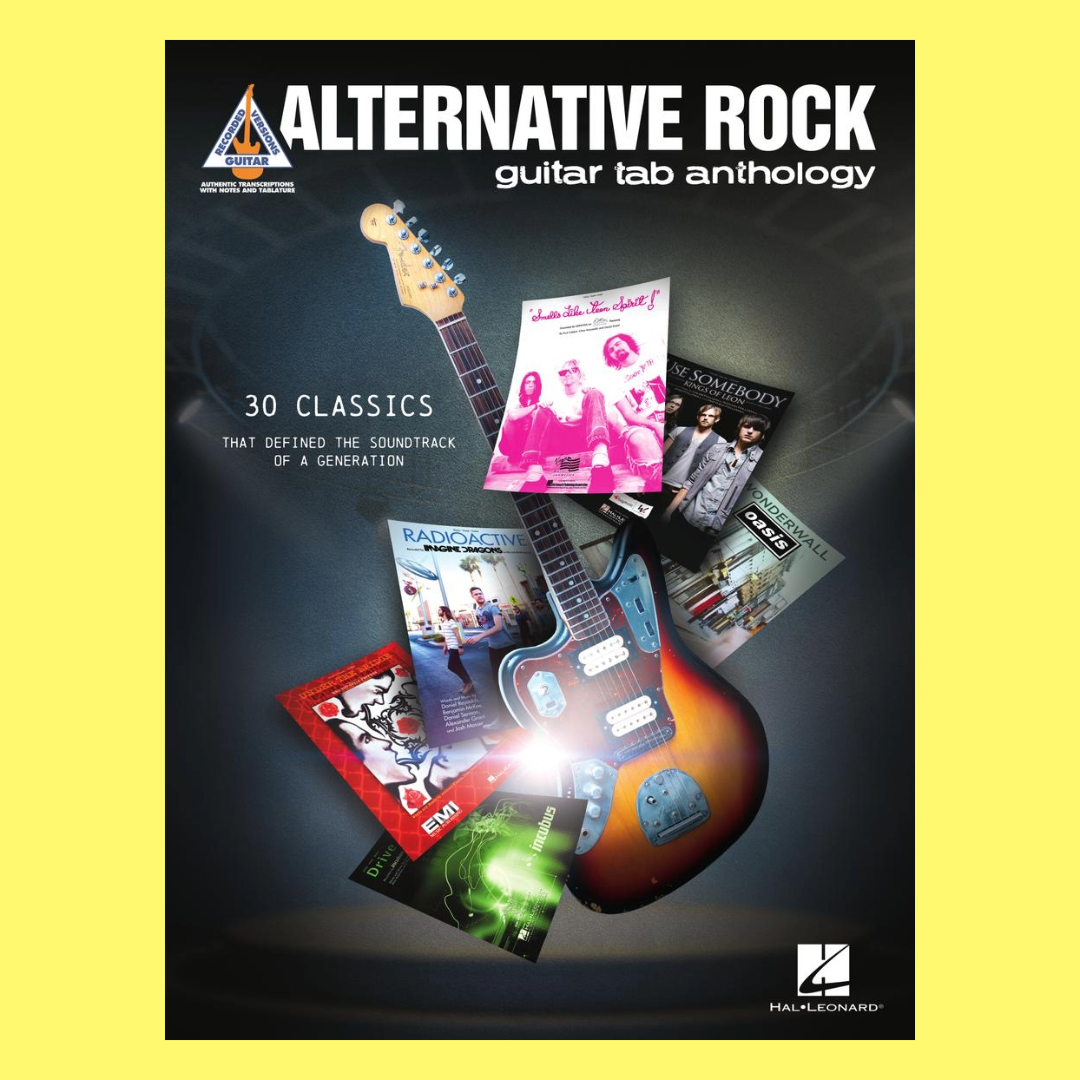 Alternative Rock Guitar Tab Anthology Book