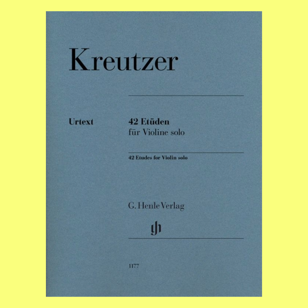 Kreutzer - 42 Etudes For Violin Solo Book (Urtext Edition)