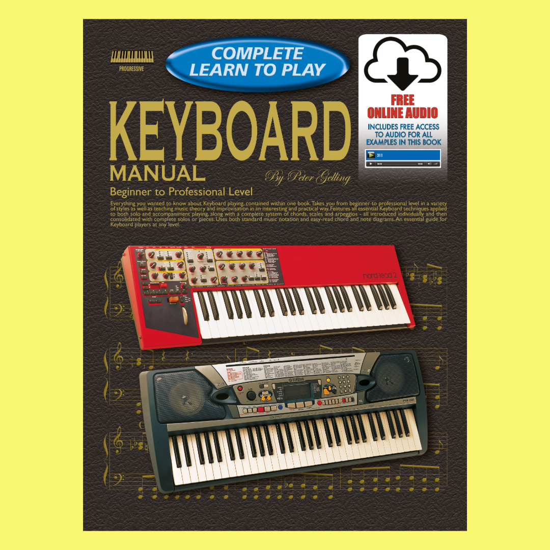 Progressive Complete Learn To Play Keyboard Manual Book/Ola