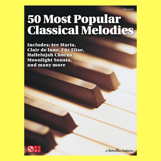 50 Most Popular Classical Melodies Easy Piano Book