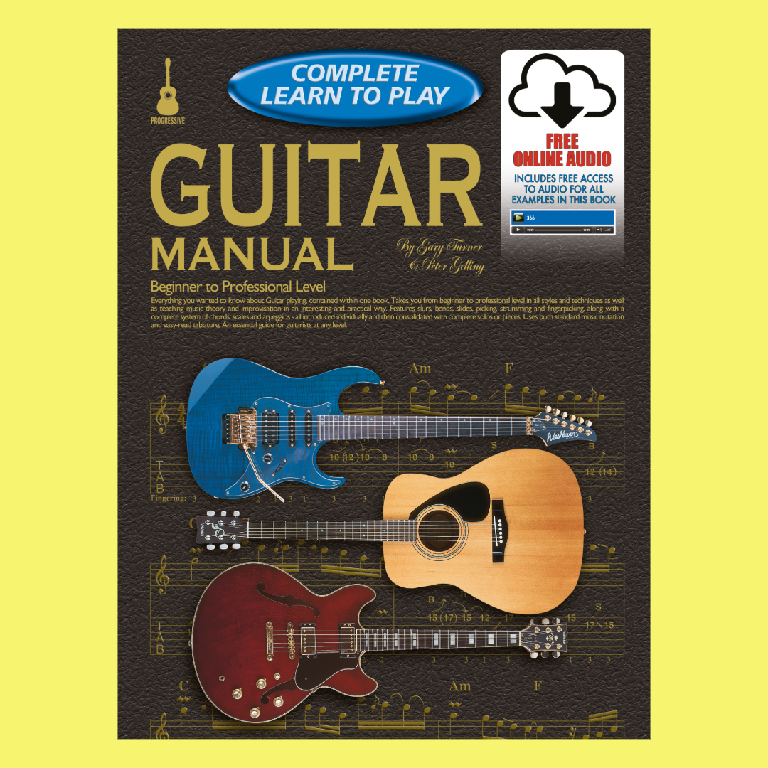 Progressive Complete Learn To Play Guitar Manual Book/Ola