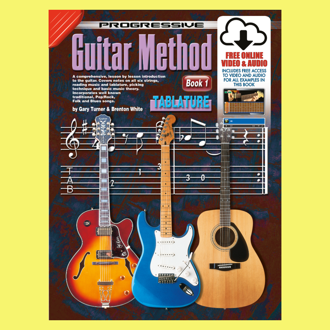 Progressive Guitar Method with Tab Book 1 (Book/Audio)