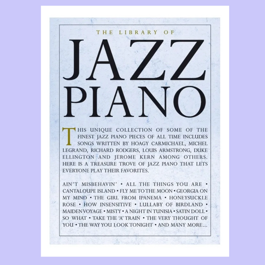 The Library of Jazz Piano Book